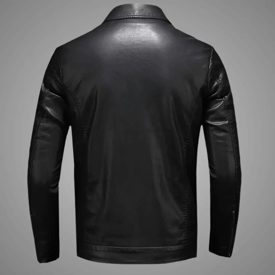LeatherCraft - Stilig Skinnjakke for Menn Motelys