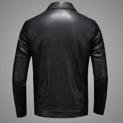 LeatherCraft - Stilig Skinnjakke for Menn Motelys