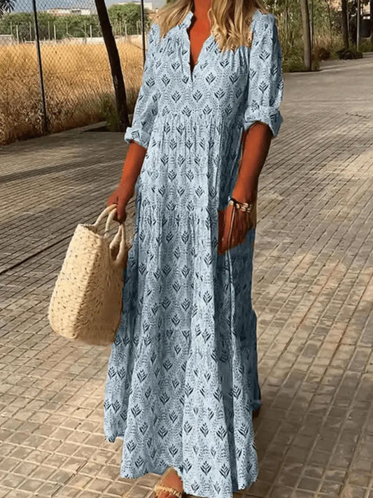DazzleWear - Elegant Maxikjole for Uimotståelig Stil Motelys