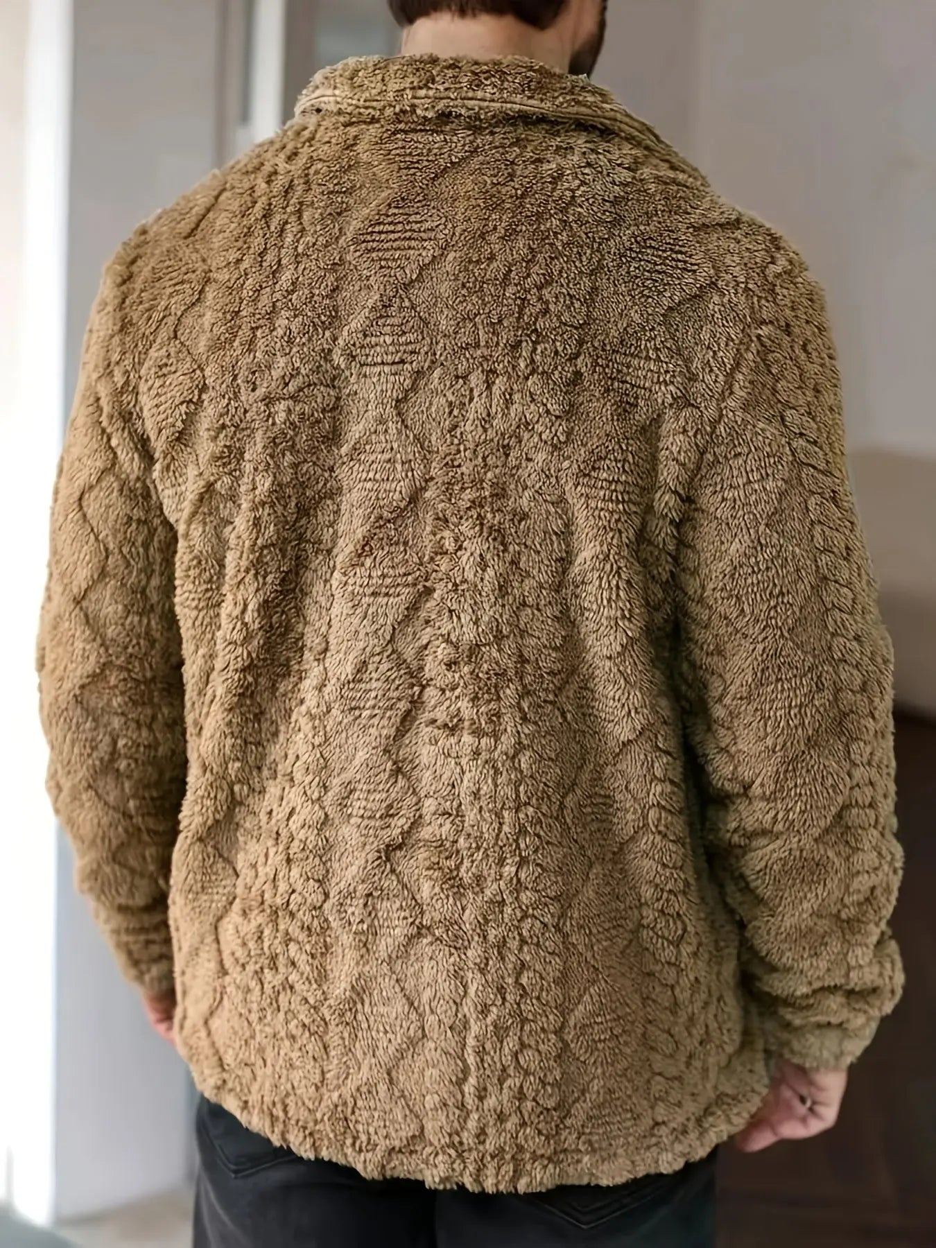 Fluffy jakke for menn Motelys