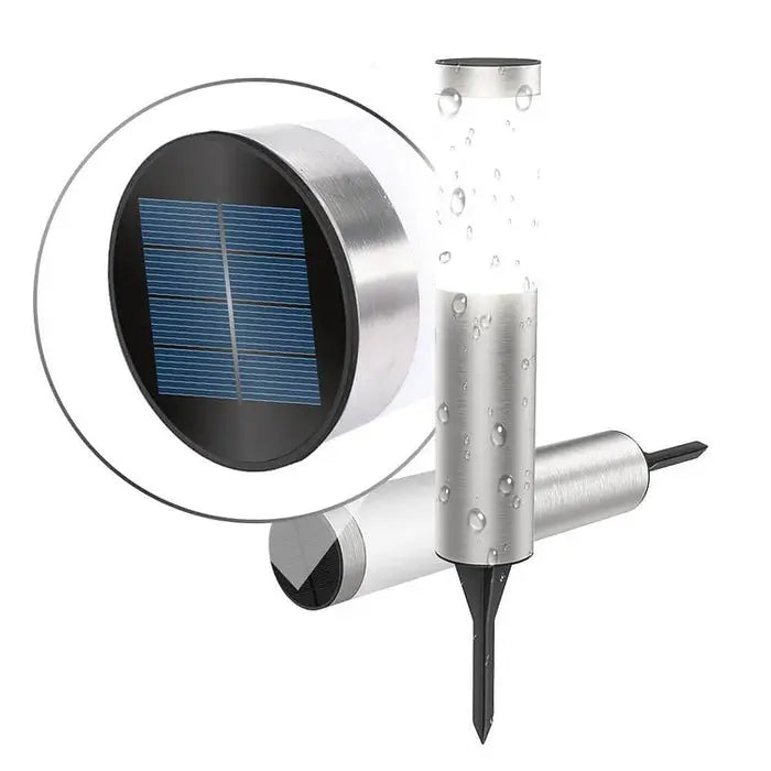 Vanntett solcelledrevet lampe Motelys