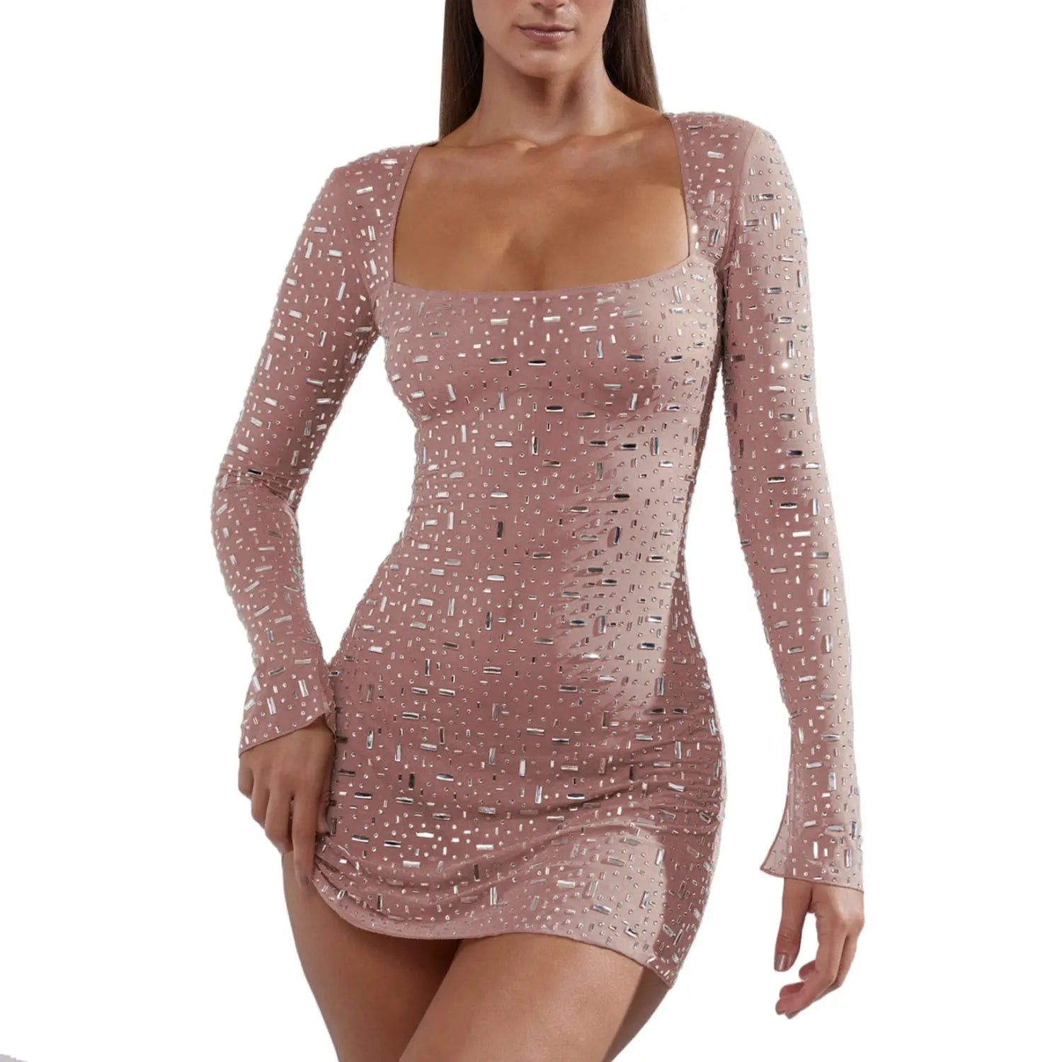 TrendSetter - Elegant Semi-Transparente Korte Kjoler for Alle Anledninger Motelys