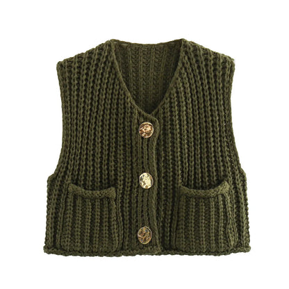 kort strikket cardigan Motelys