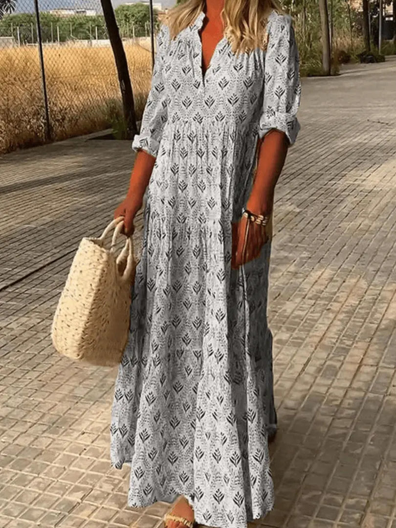 DazzleWear - Elegant Maxikjole for Uimotståelig Stil Motelys