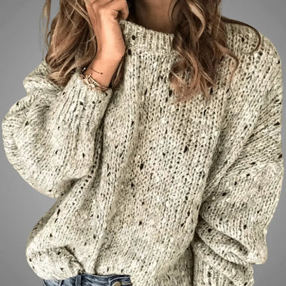 CozyChic - Strikket Genser for Kvinner med Tidløst Design Motelys