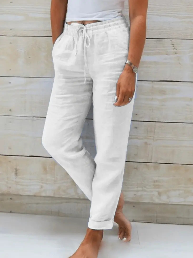 CottonChic - Bomullsbukser for Trendy Komfort og Stil Motelys