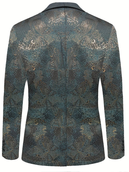 GlamourFit - Trendy Blazer i Skinn for En Ukomplisert Stil Motelys
