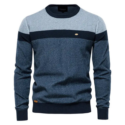ChicStyle - Trendy Stripete Genser for En Uformell Stil Motelys