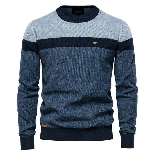 ChicStyle - Trendy Stripete Genser for En Uformell Stil Motelys