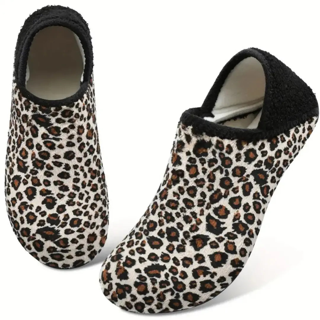 Dame Plysj Flats - Vintervarme, Lettslip-On Motelys