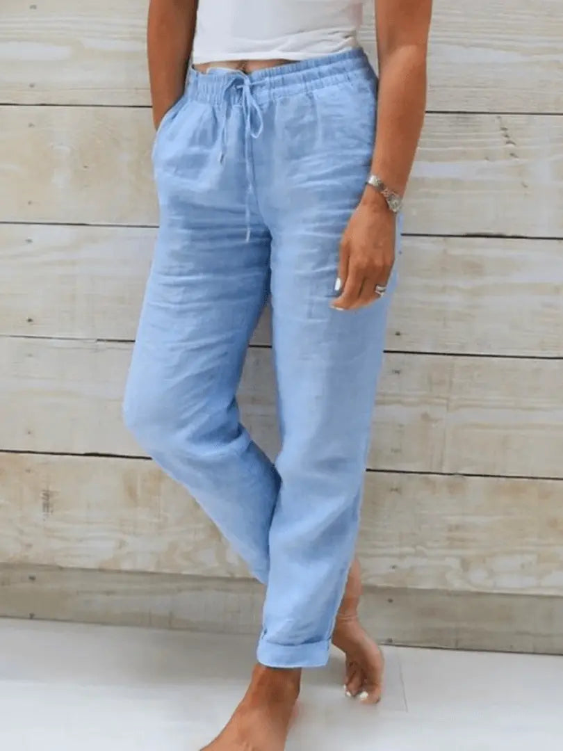 CottonChic - Bomullsbukser for Trendy Komfort og Stil Motelys