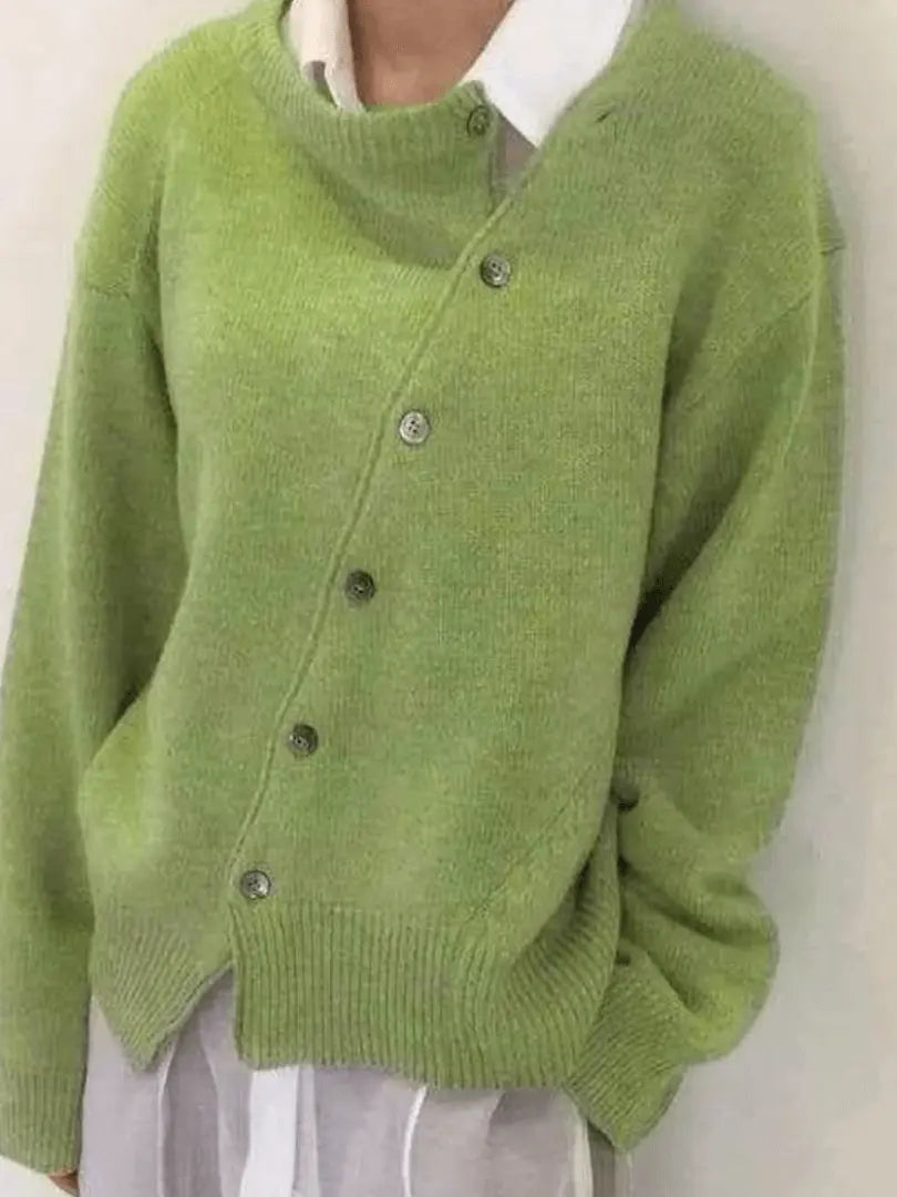 FashionLayer - Stilren Genservest med Knappedetaljer for Unik Look Motelys