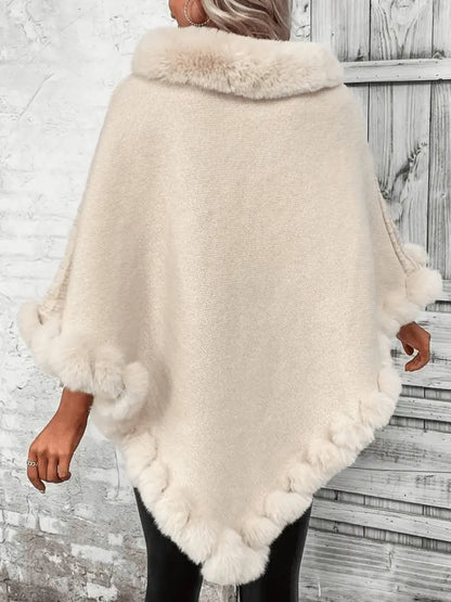 CozyWrap - Chic Poncho Vest til Dame for Allsidig Stil Motelys