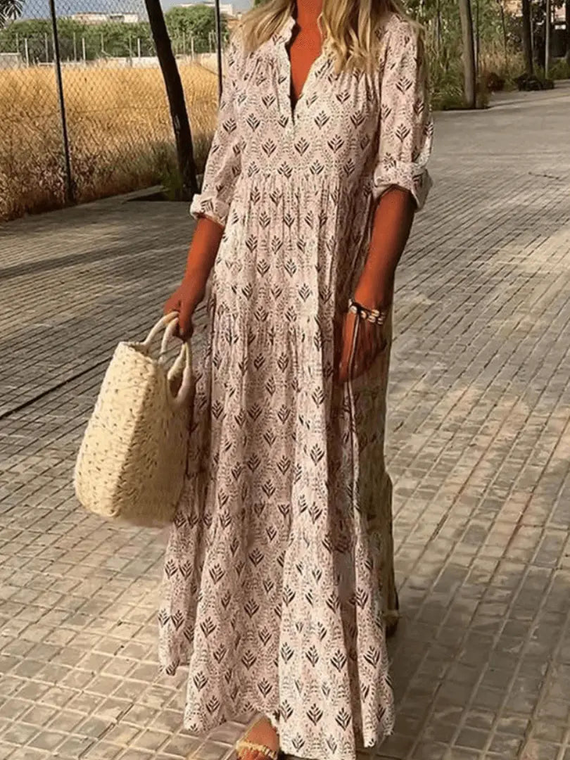 DazzleWear - Elegant Maxikjole for Uimotståelig Stil Motelys