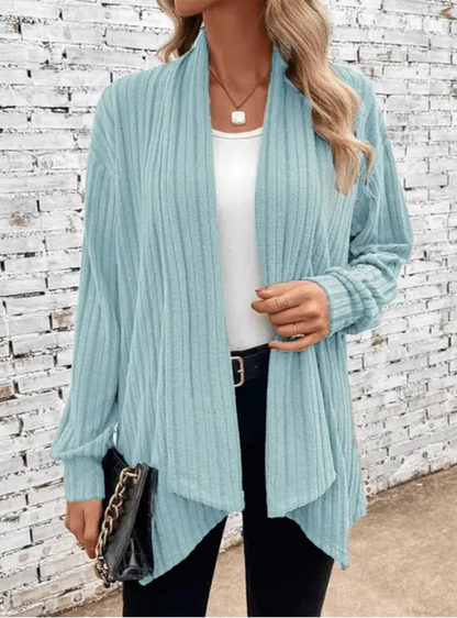 CozyCocoon - Vest i Flaggermusstrikk for En Trendy Vinterlook Motelys