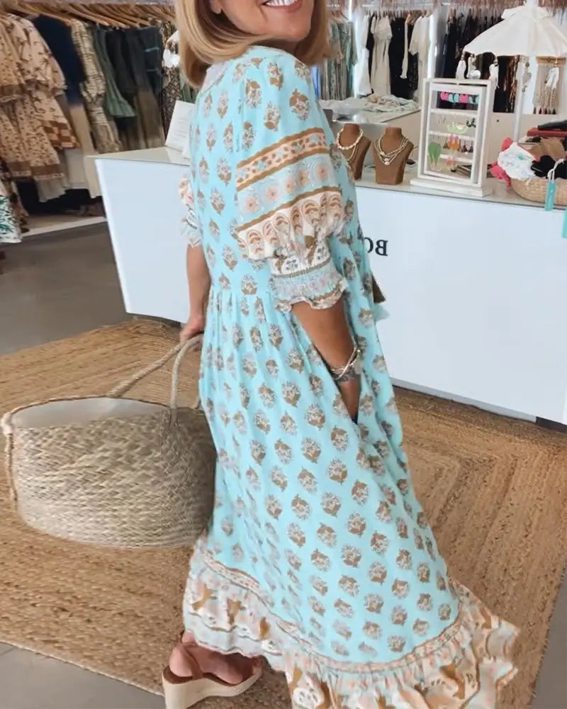 StyleGarden - Trendy Boho Sommerkjole for Solfylte Dager Motelys