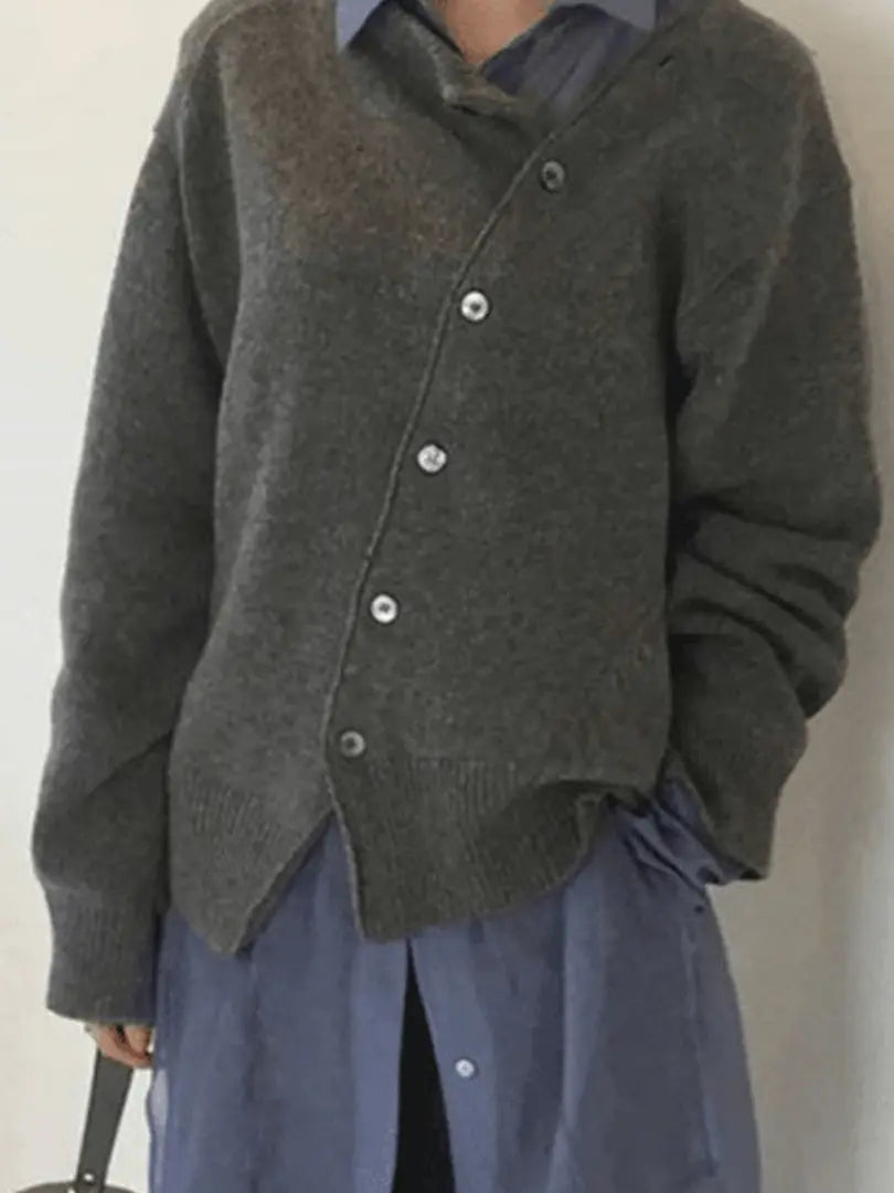 FashionLayer - Stilren Genservest med Knappedetaljer for Unik Look Motelys