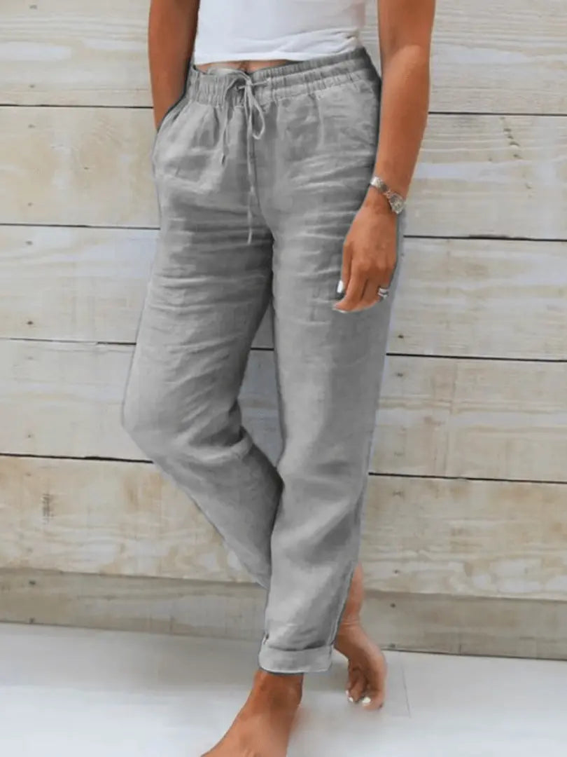 CottonChic - Bomullsbukser for Trendy Komfort og Stil Motelys