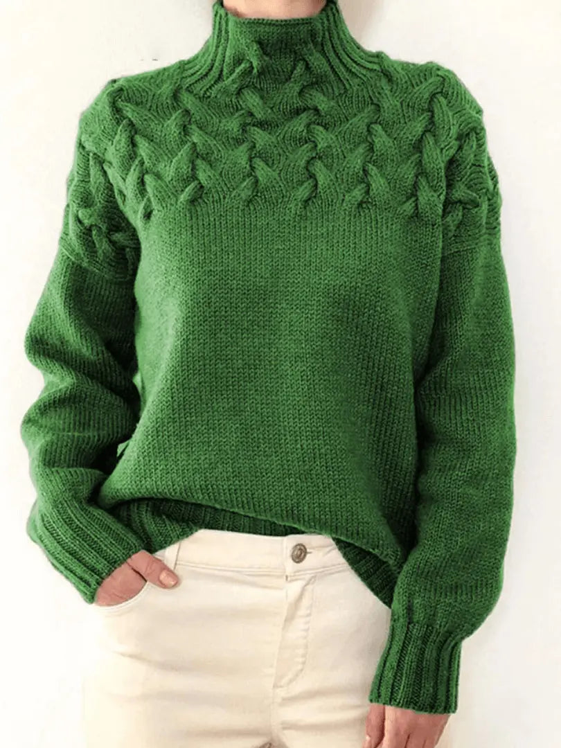 ChicLayer - Stilig Genser med Turtleneck for En Kald Dag Motelys
