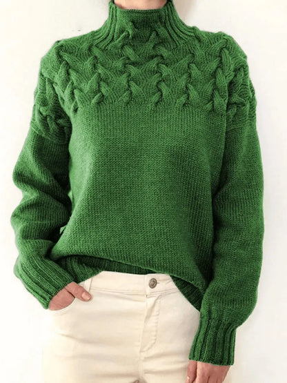ChicLayer - Stilig Genser med Turtleneck for En Kald Dag Motelys