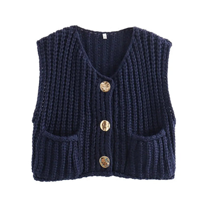 kort strikket cardigan Motelys