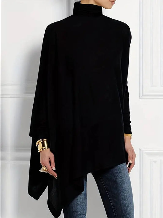 ChicComfort - Lang Rullekrage til Dame for En Slående Look Motelys