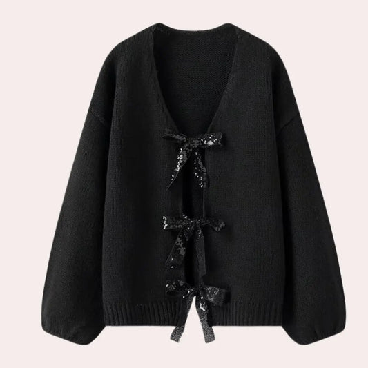 CozyLayer - Elegant Cardigan for Kvinner med Stil og Komfort Motelys