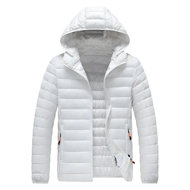 Vanntett vinterjakke med puffer Motelys