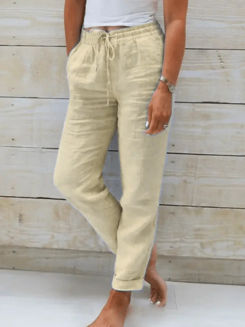 CottonChic - Bomullsbukser for Trendy Komfort og Stil Motelys
