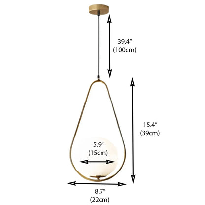 LustreGlow - Stilige Drop Pendellamper for Moderne Hjem Motelys