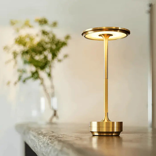 Trådløs, oppladbar LED-bordlampe Motelys