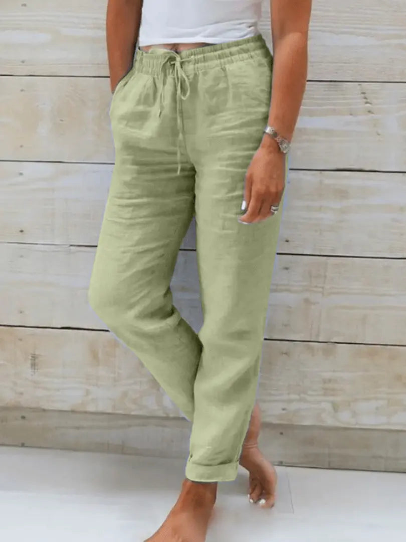 CottonChic - Bomullsbukser for Trendy Komfort og Stil Motelys