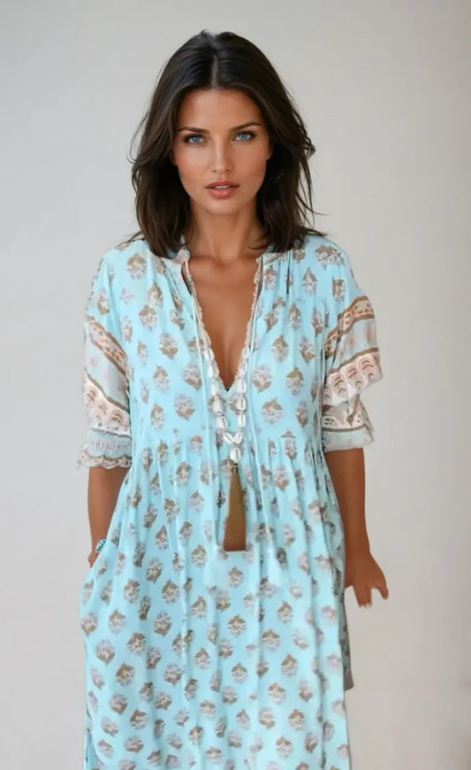 StyleGarden - Trendy Boho Sommerkjole for Solfylte Dager Motelys