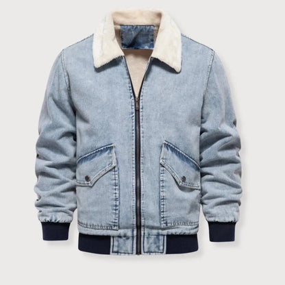 BlueTrend - Stilig Denim Jakke for Menn med Komfort Motelys