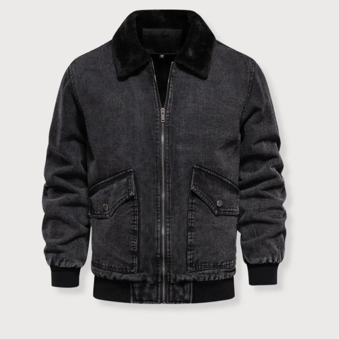 BlueTrend - Stilig Denim Jakke for Menn med Komfort Motelys