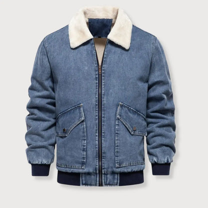 BlueTrend - Stilig Denim Jakke for Menn med Komfort Motelys