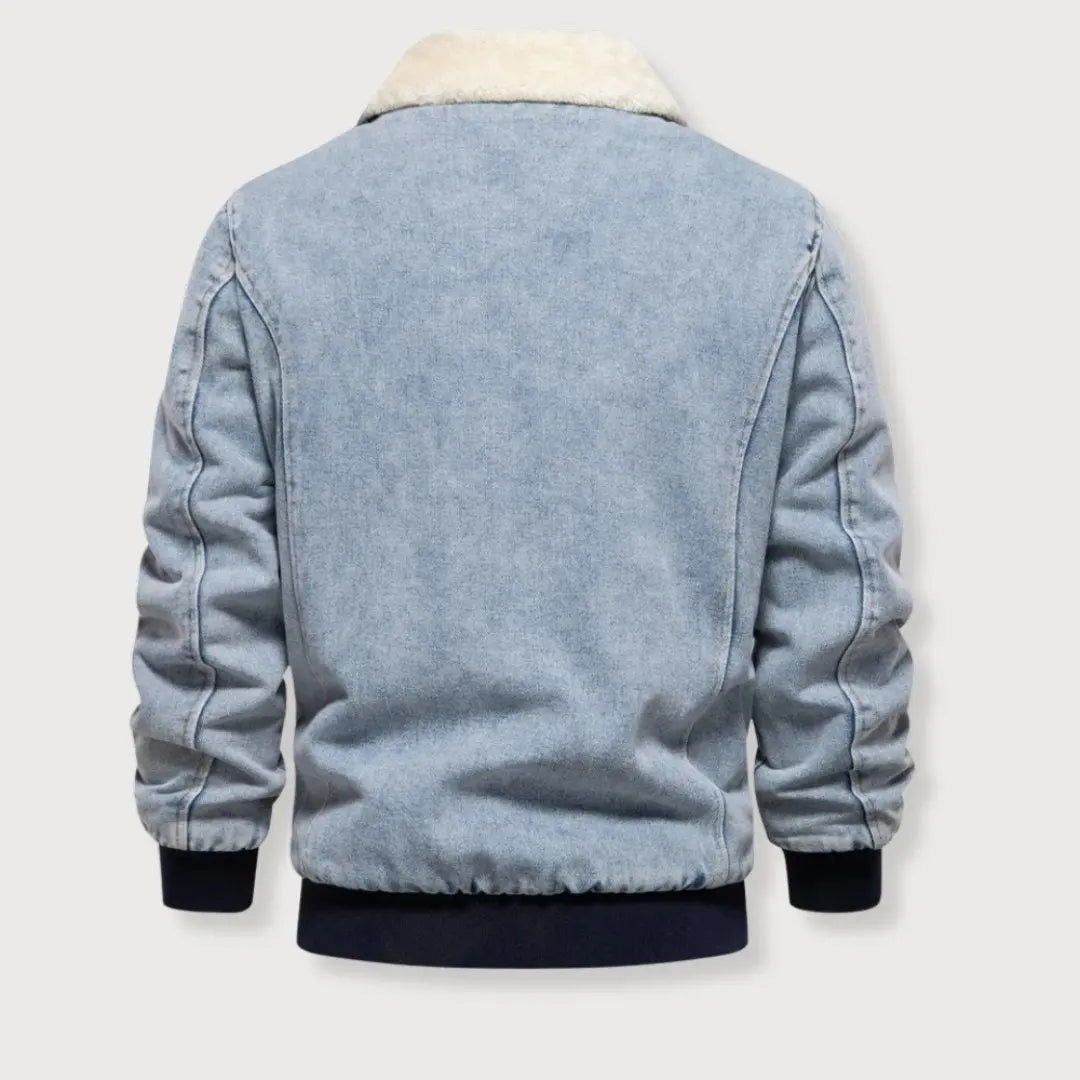 BlueTrend - Stilig Denim Jakke for Menn med Komfort Motelys