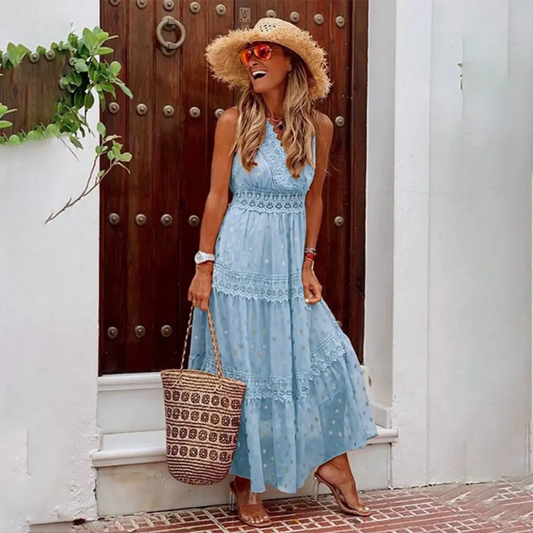 BohoDream - Chic Boho Kjole For Uformell Eleganse Motelys
