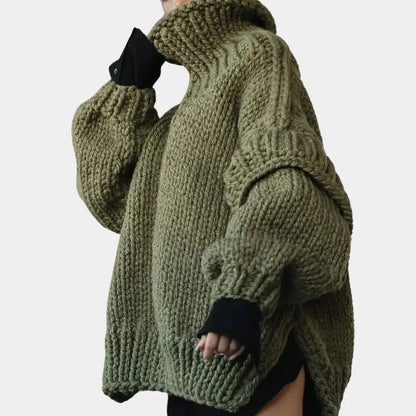 ChicFit - Overdimensjonert Turtleneck-Genser Motelys