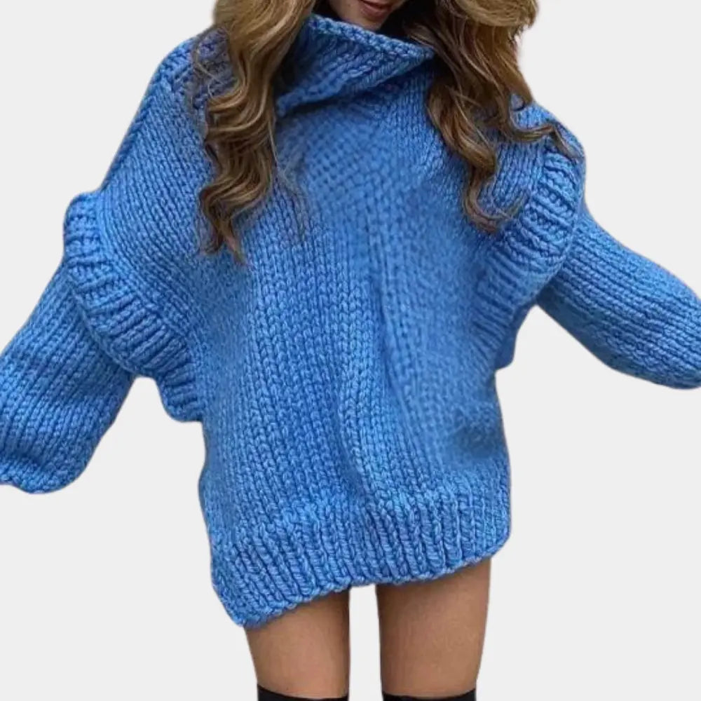 ChicFit - Overdimensjonert Turtleneck-Genser Motelys