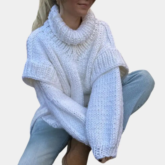 ChicFit - Overdimensjonert Turtleneck-Genser Motelys