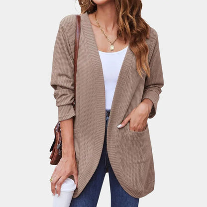 WarmNest - Cardigan for Kvinner med Komfort og Stil Motelys
