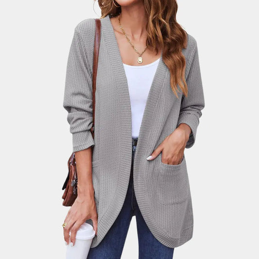 WarmNest - Cardigan for Kvinner med Komfort og Stil Motelys