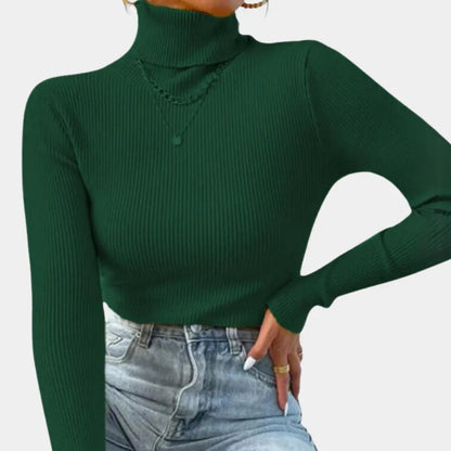 ChicWrap - Rullehalsgenser til Dame for Klassisk Stil Motelys