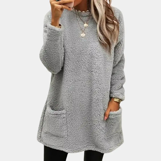 CozyVibe - Myk Damegenser for Hverdagens Komfort og Stil Motelys
