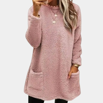 CozyVibe - Myk Damegenser for Hverdagens Komfort og Stil Motelys