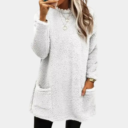 CozyVibe - Myk Damegenser for Hverdagens Komfort og Stil Motelys