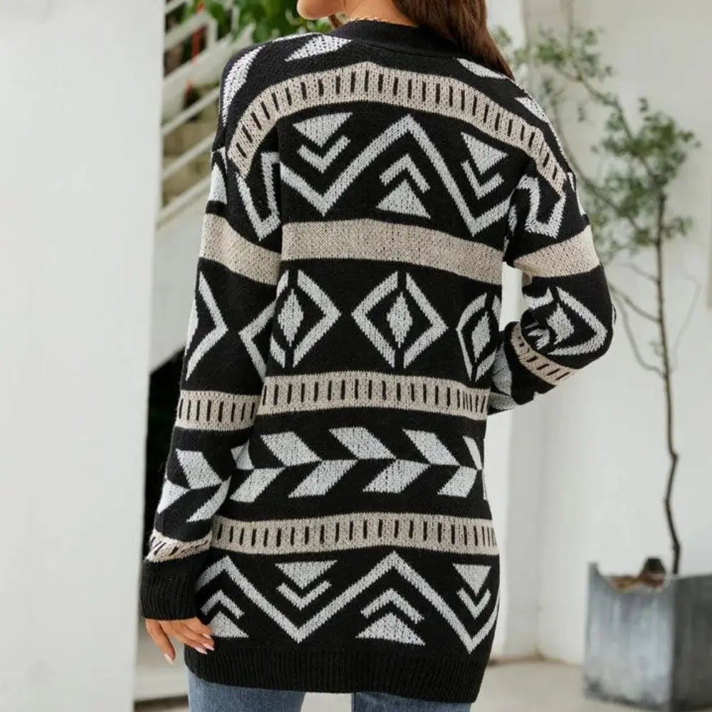 ChicChoice - Stilig Cardigan for Kvinner med Komfort Motelys