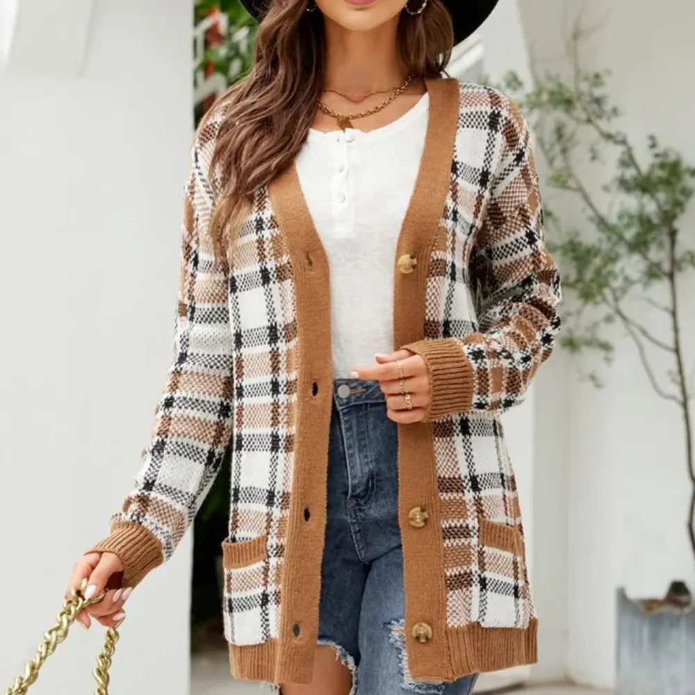 ChicChoice - Stilig Cardigan for Kvinner med Komfort Motelys