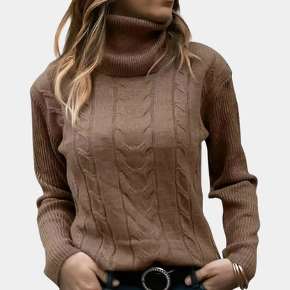 WarmStyle - Strikket Turtleneck-Genser til Dame Motelys
